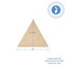 Triangle Wooden Cutouts, Multiple Sizes Available, Unfinished Crafts & Geometric Decor | Woodpeckers